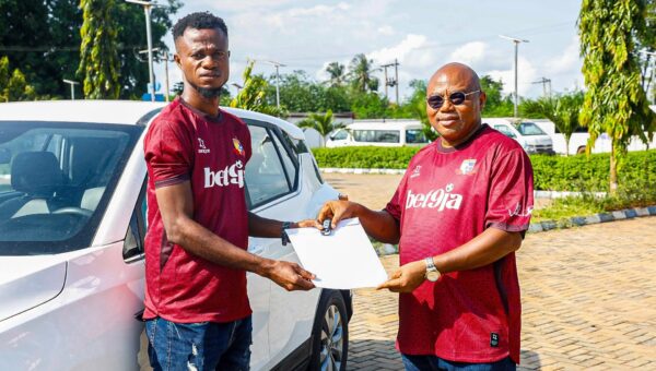 NPFL: Remo Stars owner gifts Mbaoma new car for scoring feat
