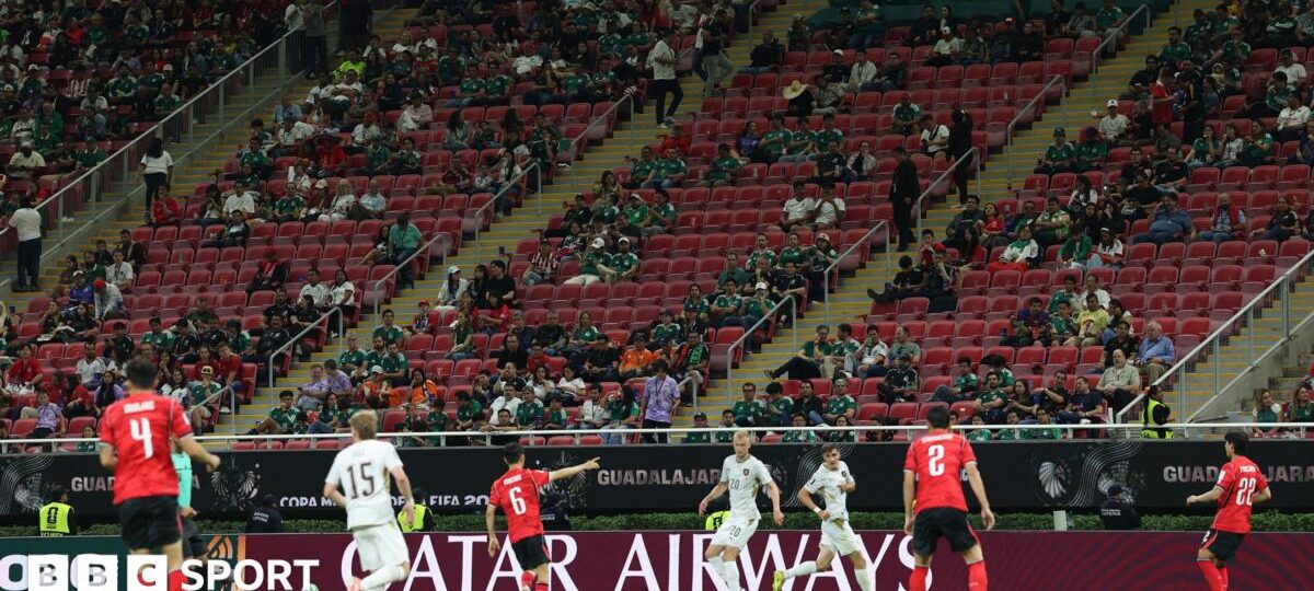 Fans on concourses instead of in seats, claims Fifa