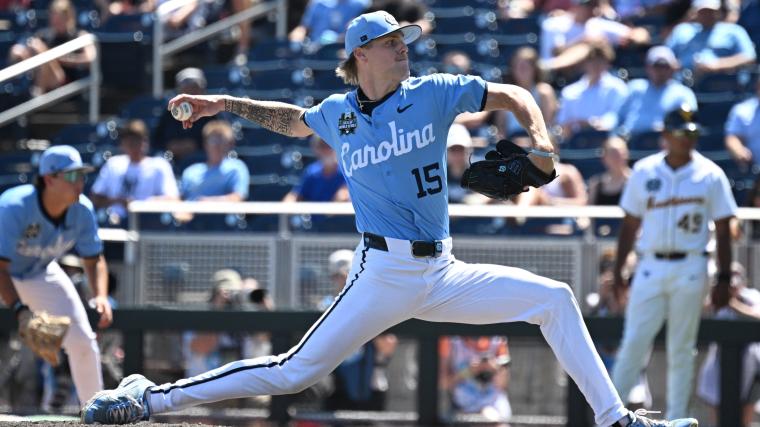 Oklahoma vs. North Carolina baseball box score: Live stats from College World Series Game 1