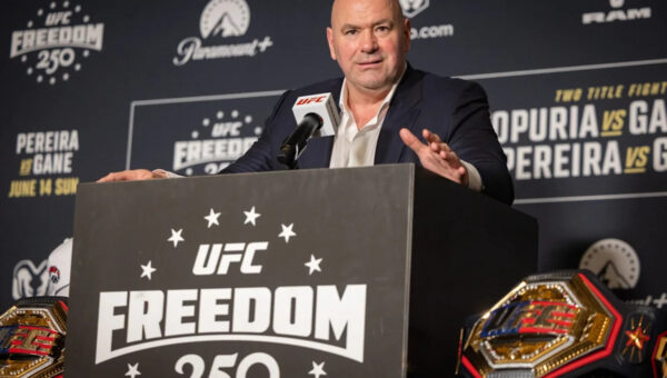 Dana White stopped his son from getting an American flag tattoo after UFC Freedom 250