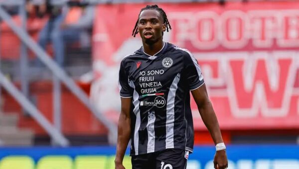 Serie A: Ehizibue set to quit Udinese after four years