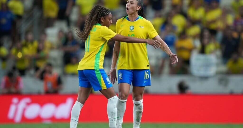 Four Brazil players and several staff shown red cards in physical 1-0 loss to USWNT