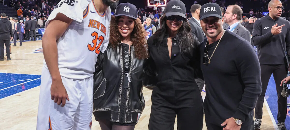 Karl-Anthony Towns’ fiancée Jordyn Woods turns heads with Game 3 outfit
