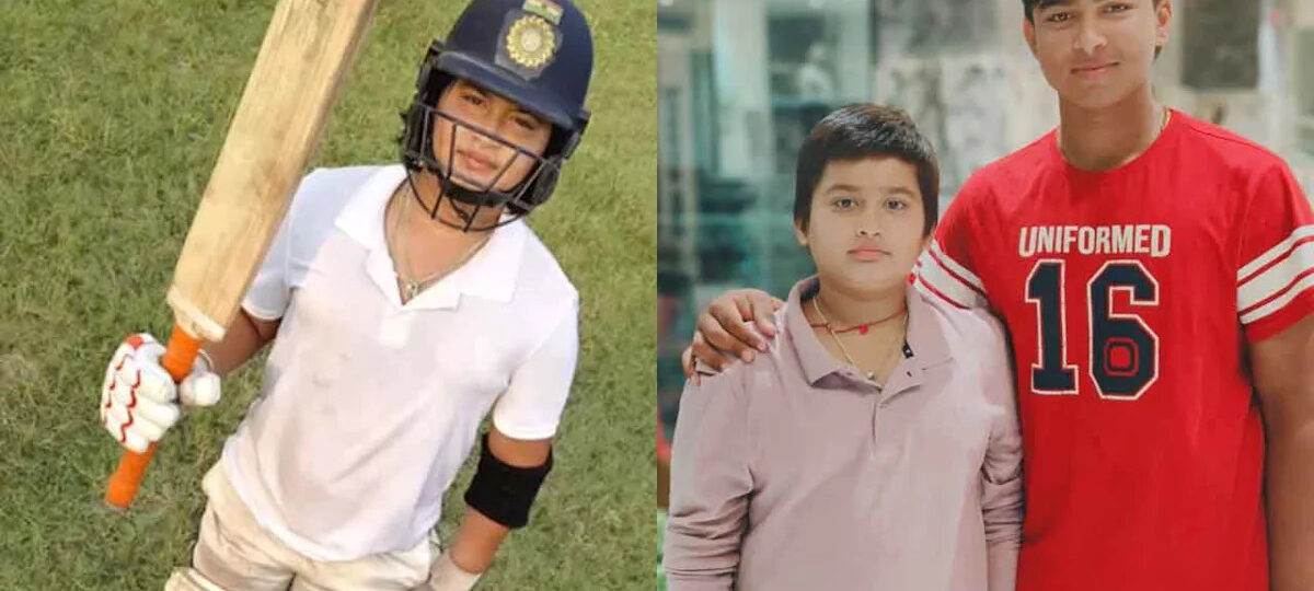 19 fours, 6 sixes! Vaibhav Sooryavanshi’s younger brother Ashirvad Sooryavanshi hits blistering century
