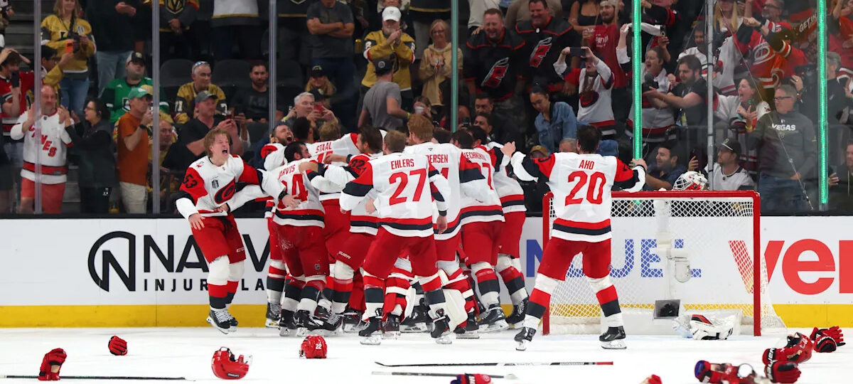 Hurricanes bring back beloved ‘Storm Surge’ celebration post-Stanley Cup win