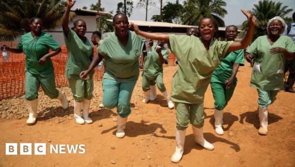 DR Congo medics mark rare Ebola recovery with song and dance