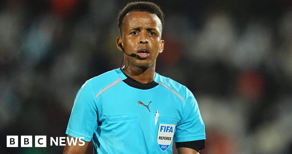 Who is the Somali referee barred from entering the US for the World Cup?