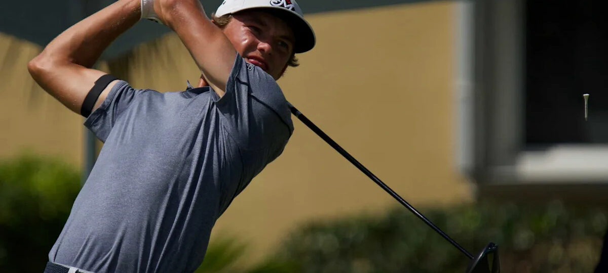Miles Russell qualifies for the US Open at age 17 with Tiger Woods’ son on the bag