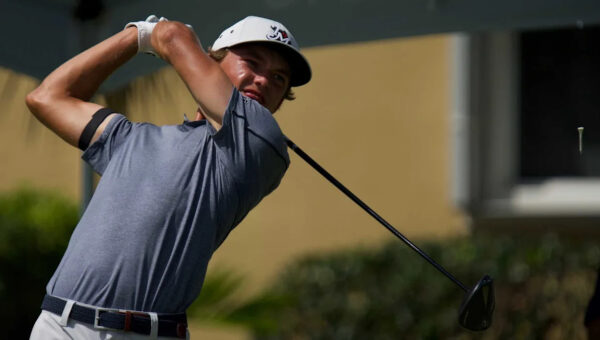 Miles Russell qualifies for the US Open at age 17 with Tiger Woods’ son on the bag