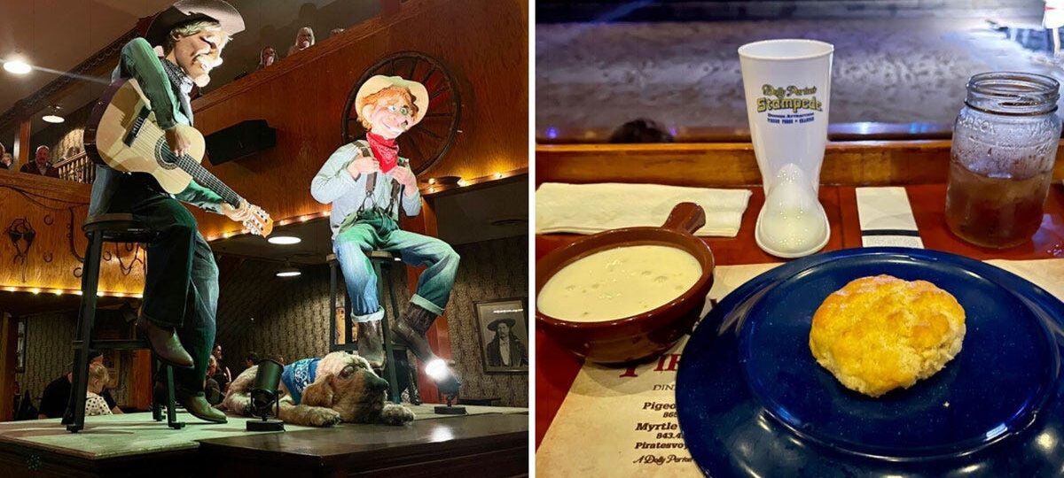 My party of 2 spent $160 for Dolly Parton's famous dinner show. It was unlike anything I've ever experienced in my life.