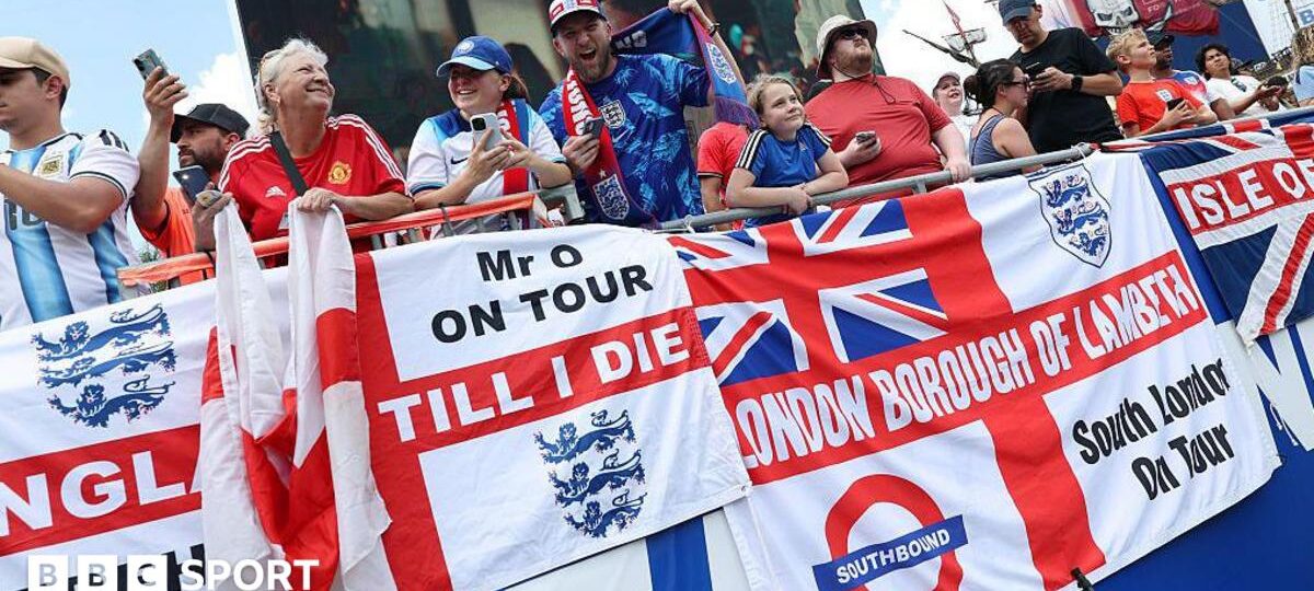 Up to 15,000 England fans head to Dallas for World Cup opener