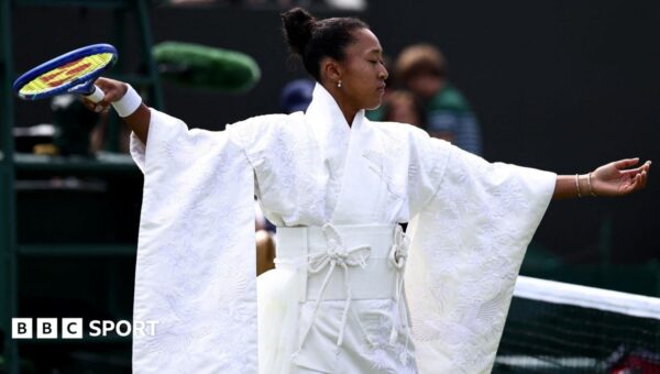 Osaka ‘pays love and respect to Japan’ in Wimbledon kimono