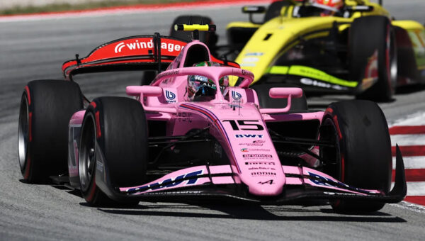 Dunne third in Formula 2 feature race in Barcelona