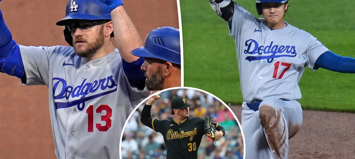 Dodgers overcome Paul Skenes, then batter Pirates bullpen in blowout win