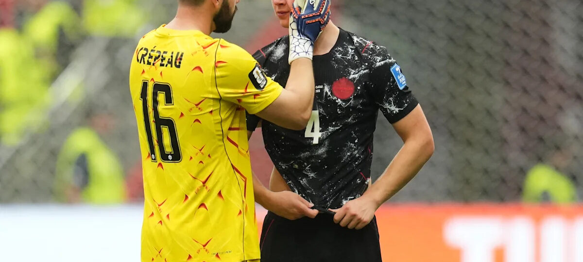 Canada goalkeeper Maxime Crépeau says he resisted fans urging him to attempt a shot in World Cup win