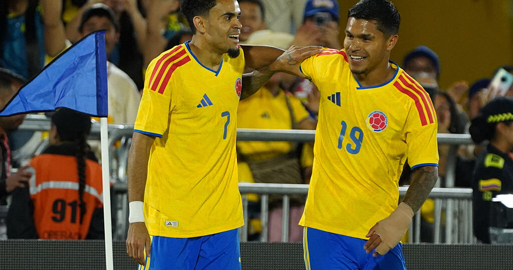 Colombia v Jordan line-ups ready