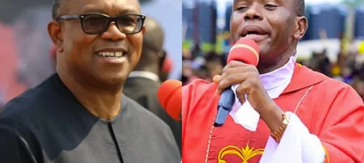 ‘I took risks for him’ – Fr Mbaka finally breaks silence on Peter Obi [Video]