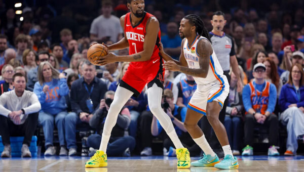 Houston Rockets forward Kevin Durant named ‘most hated’ player in Oklahoma