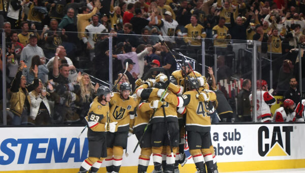 Hurricanes-Golden Knights double-OT thriller ends on bizarre Shea Theodore goal