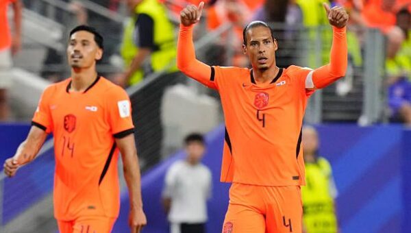 Watch: Liverpool’s Virgil van Dijk opens the scoring for Netherlands with a brilliant header; Gravenberch with the assist