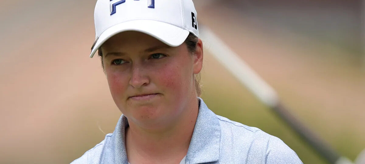 Lottie Woad penalized for improving stance during U.S. Women's Open