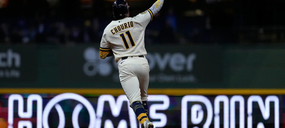 Yelich and Chourio homer as the Brewers beat the Guardians 9-4
