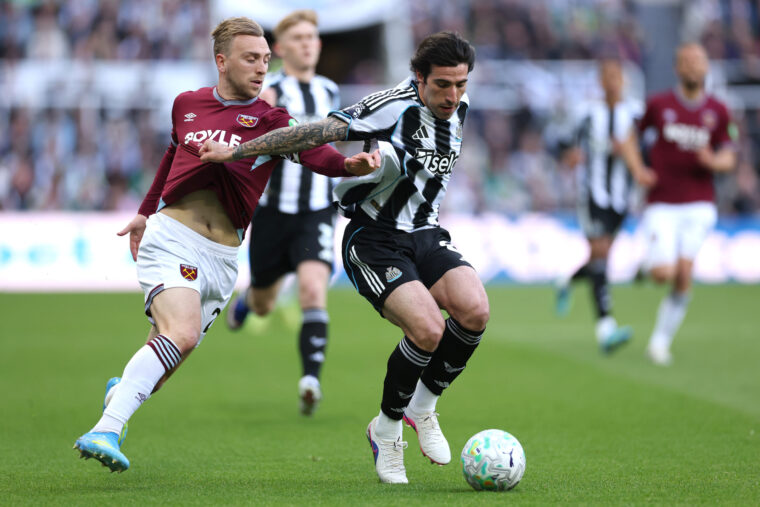 Newcastle reject Tottenham’s £75m bid for Sandro Tonali