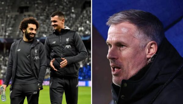 ‘He gets paid for it’ – Dejan Lovren launches brutal attack on Jamie Carragher for ‘disgusting’ Mohamed Salah treatment