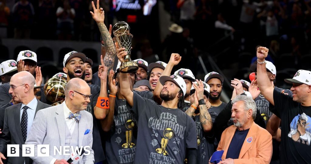 New York Knicks win NBA championship for first time in over 50 years