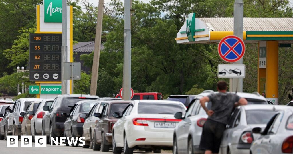 Fuel sales halted in occupied Crimea as Ukraine targets oil facilities