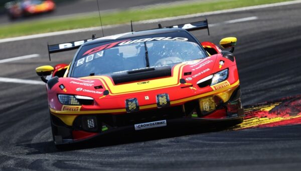 Spa 24 Hours drama as leading Ferrari suffers tyre failure