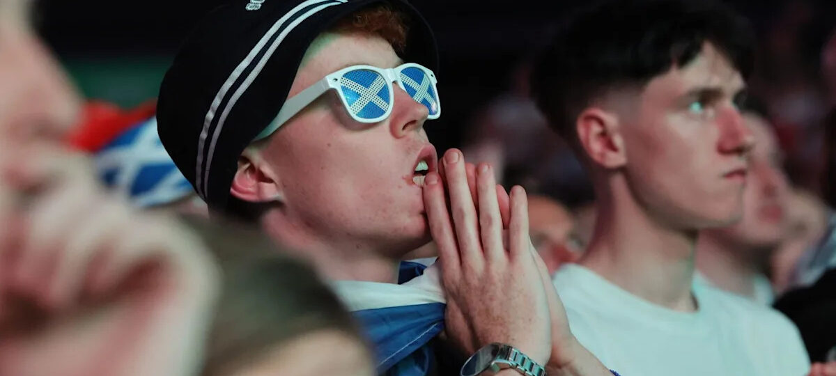 Stunned silence as Scotland fans watch Morocco score at World Cup