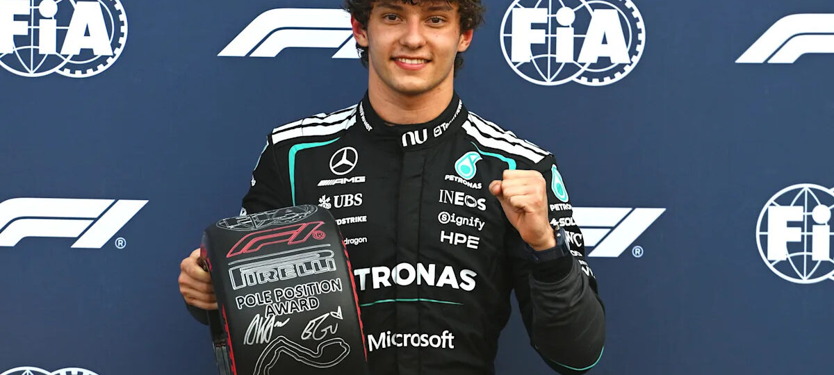 Kimi Antonelli drives away from Lewis Hamilton to win the Monaco Grand Prix