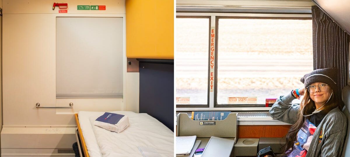 I slept in private rooms on overnight trains in the US and Europe. The experiences were completely different, but I'd book both again.