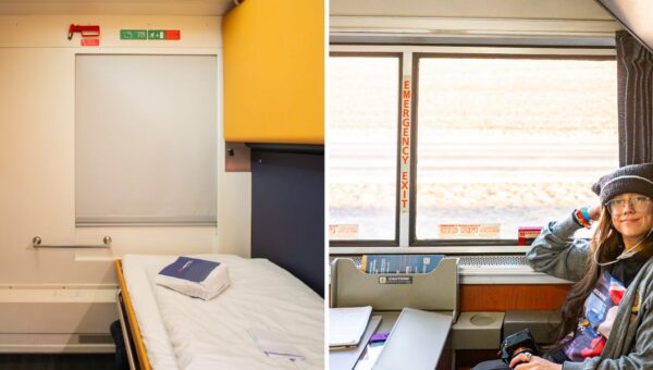 I slept in private rooms on overnight trains in the US and Europe. The experiences were completely different, but I'd book both again.