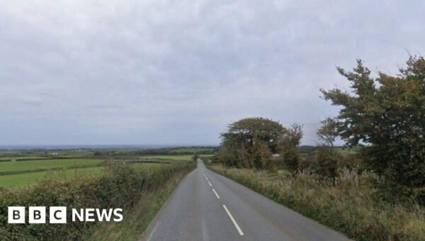 Helicopter crashes into field in Devon