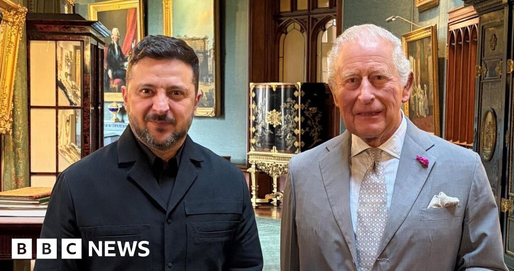 Zelensky thanks UK for 'ironclad' support after meeting King