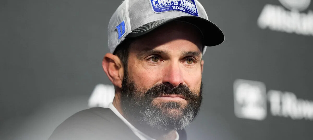 Which Duke football players will join Manny Diaz at ACC media days?