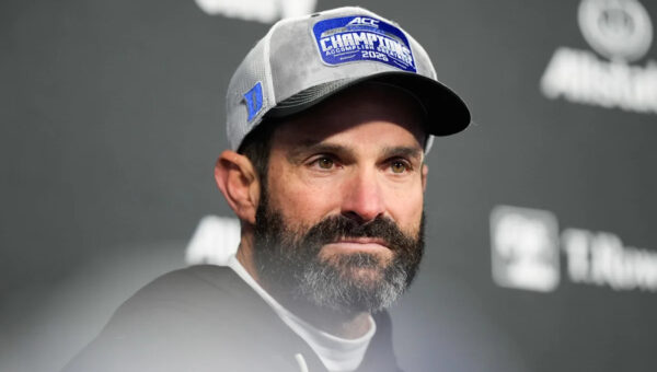 Which Duke football players will join Manny Diaz at ACC media days?
