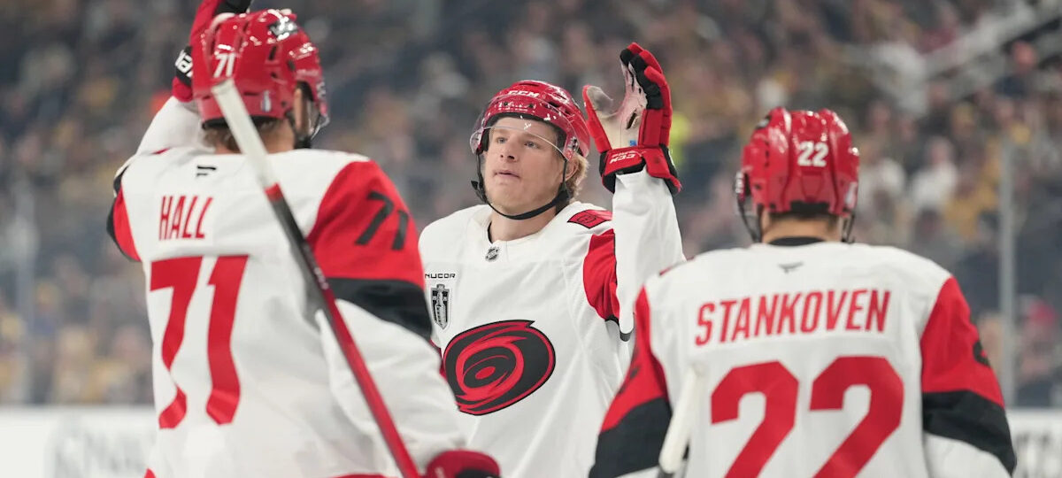 Taylor Hall-Logan Stankoven-Jackson Blake line is a big reason Carolina won the Stanley Cup