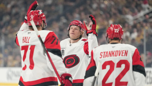 Taylor Hall-Logan Stankoven-Jackson Blake line is a big reason Carolina won the Stanley Cup