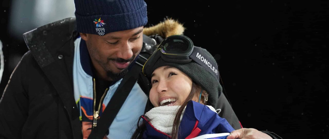 LOOK: Myles Garrett And GF Chloe Kim Share Sweet PDA Moment Before Dodgers Appearance