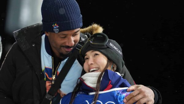 LOOK: Myles Garrett And GF Chloe Kim Share Sweet PDA Moment Before Dodgers Appearance