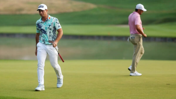 Viktor Hovland and Scottie Scheffler made to wait for playoff after thrilling duel at Travelers Championship