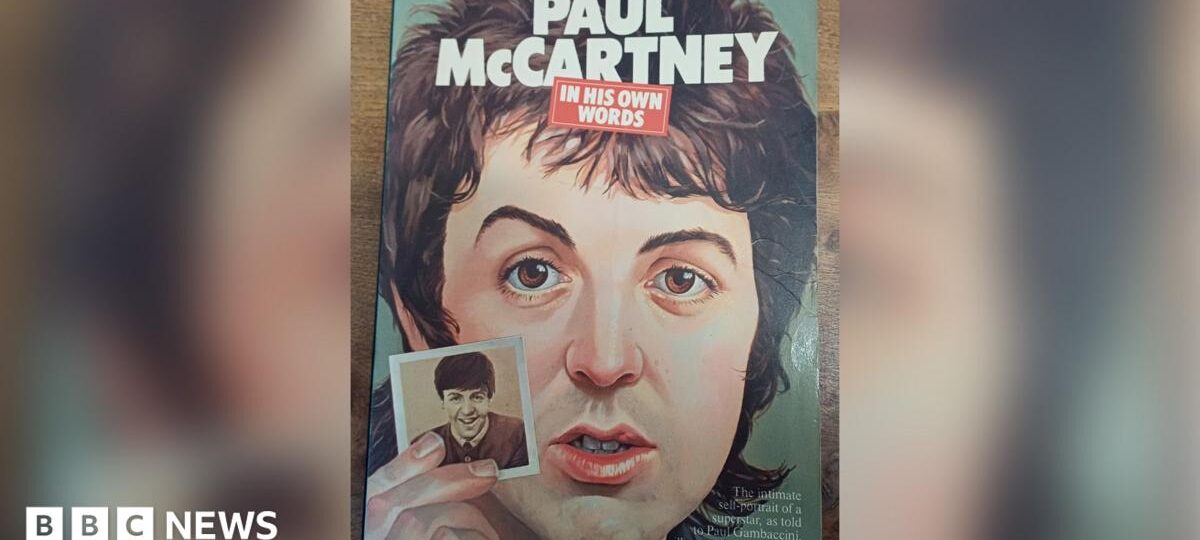 Signed Paul McCartney book found in charity shop sells for nearly £1,000