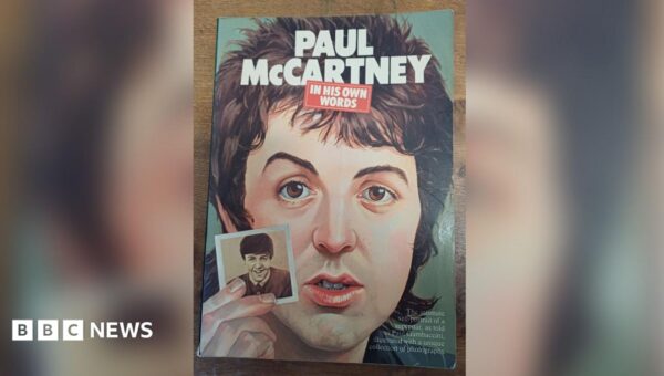 Signed Paul McCartney book found in charity shop sells for nearly £1,000