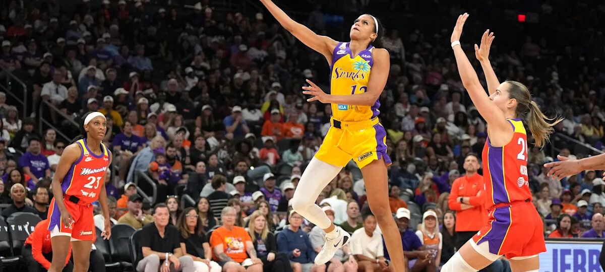 Sparks’ Rae Burrell stuns with daring pregame outfit vs. Wings