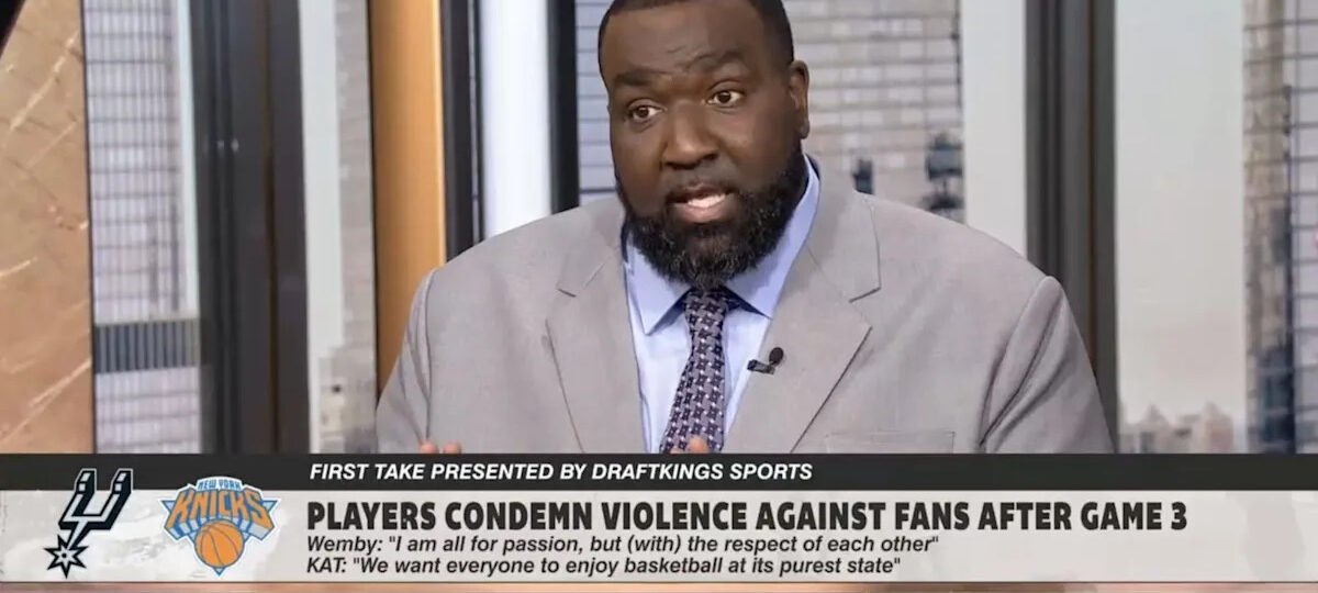 Kendrick Perkins attributes fan violence to gambling on ‘First Take presented by DraftKings’