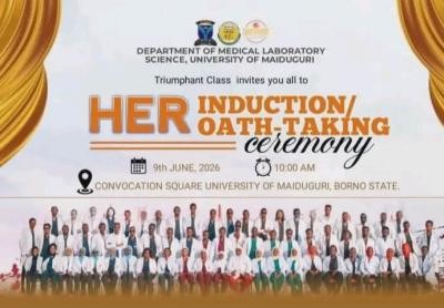 UNIMAID Department of Medical Laboratory Science Induction/Oath-Taking Ceremony