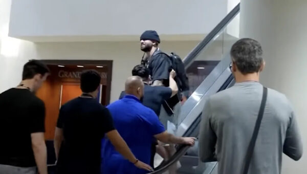 Video: Josh Hokit hurls profane insults at Alex Pereira during hotel run-in